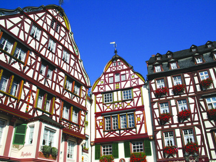 Half-timbered houses in Bernkastel-Kues